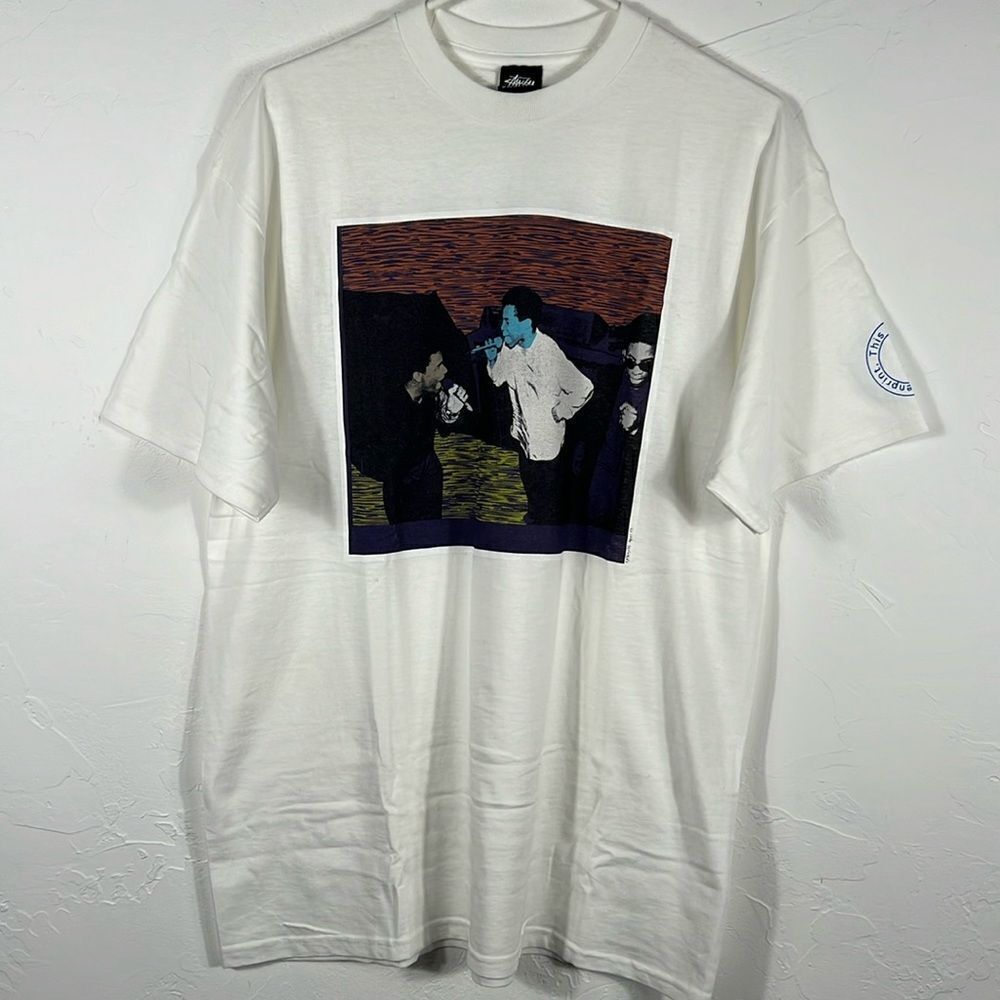 🔥🔥 STUSSY x KATE GIBB 2007‎ Stussy Custom Designer Streetwear Tee Sz L - NEW